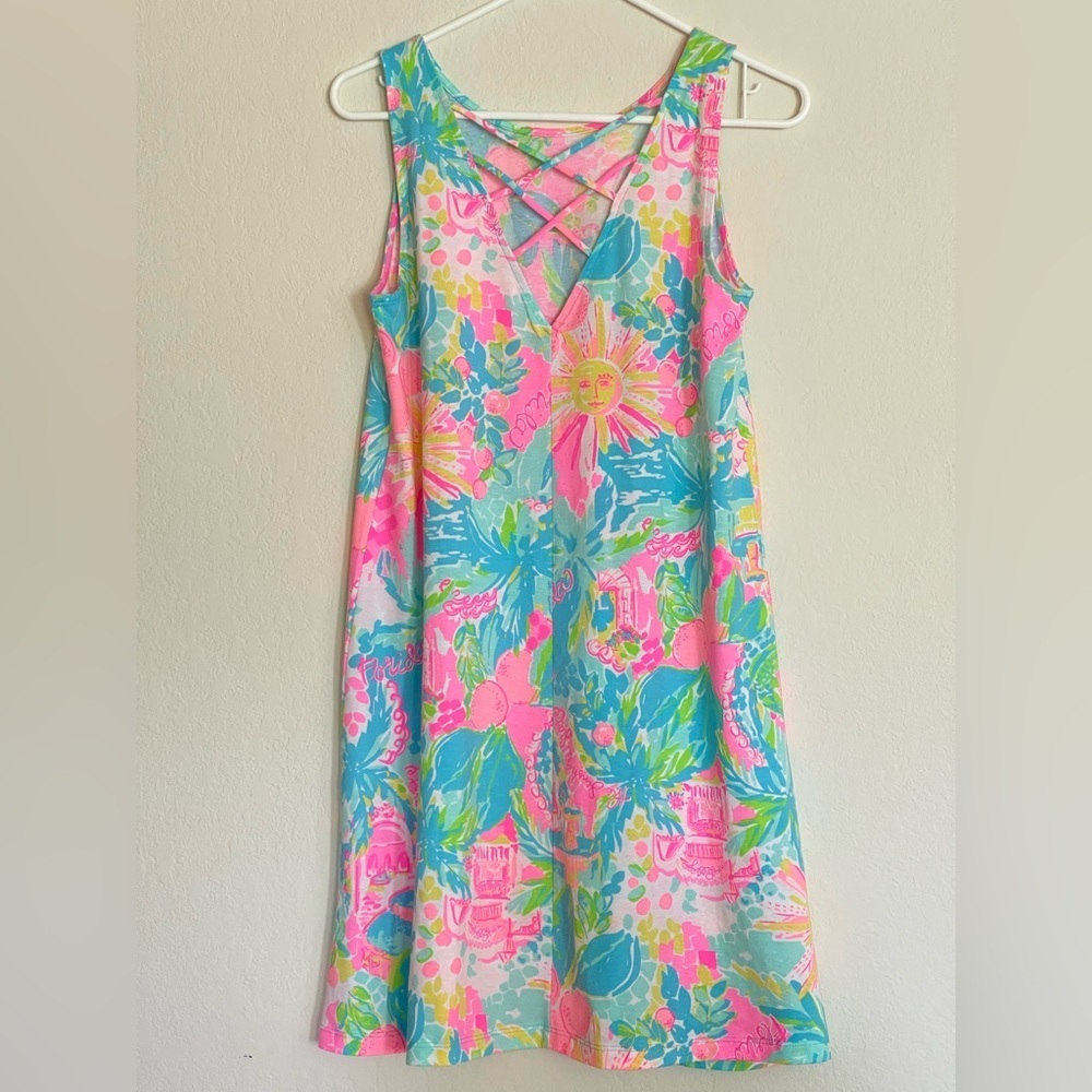 Lilly Pulitzer Kristen Dress Sunshine State of Mind Size S - Picture 7 of 13
